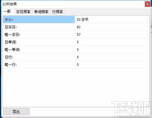 Text Statistics Analyzer下载,文本统计分析器,文本统计分析